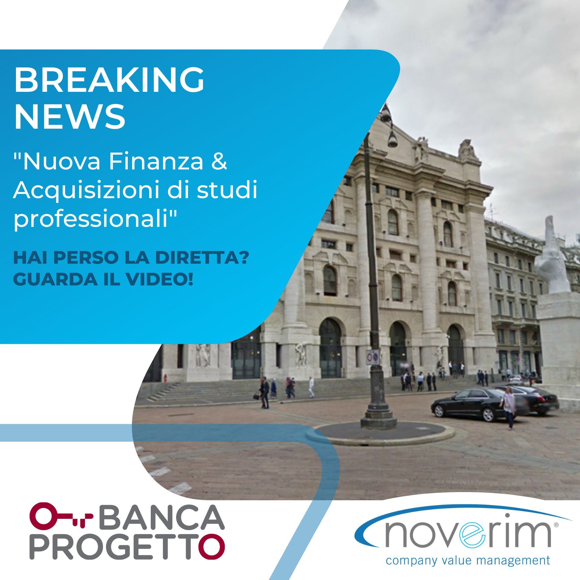 Breaking News - Nuova Finanza & Acquisizioni Studi Professionali